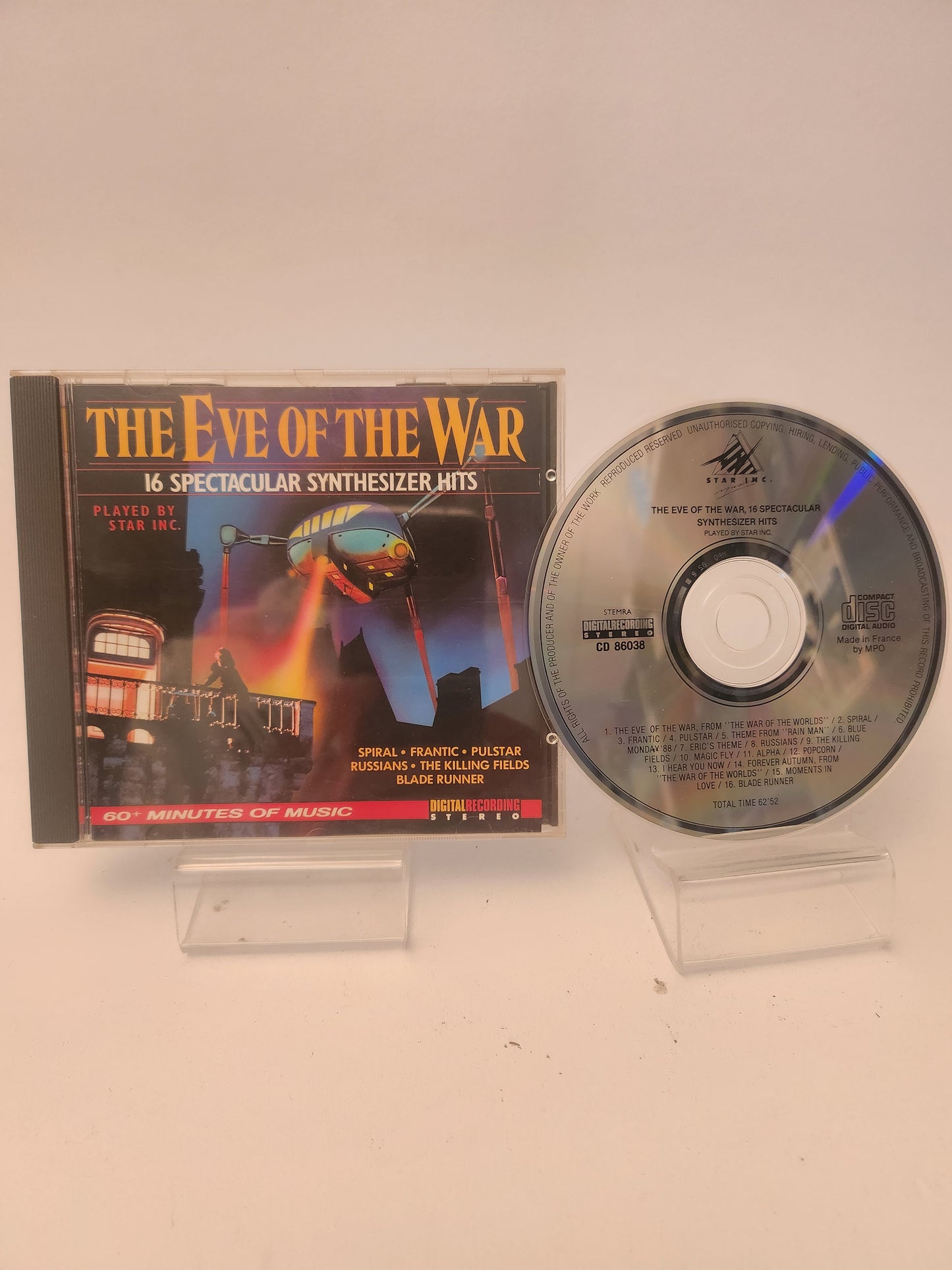 Eve of the War: 16 Spectacular Synthesizer Hits CD