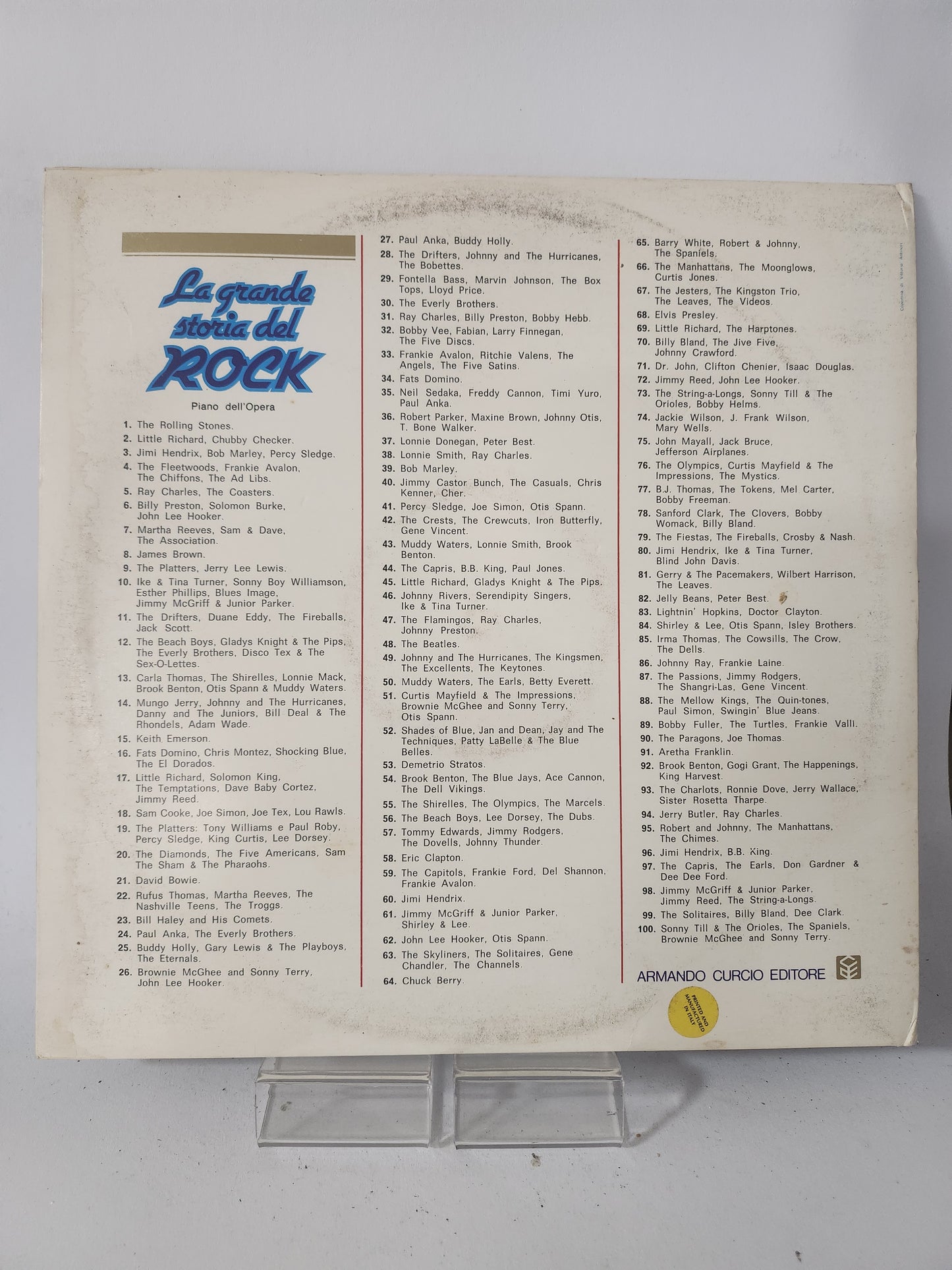 La Grande Storia del Rock 14 LP Vinyl