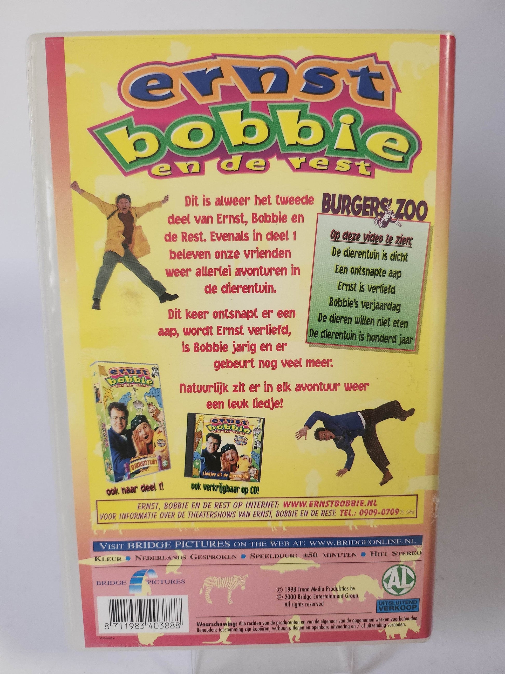 Ernst, Bobbie en de Rest Avonturen in de Dierentuin Deel 2 VHS Kids - Feniks Gameshop