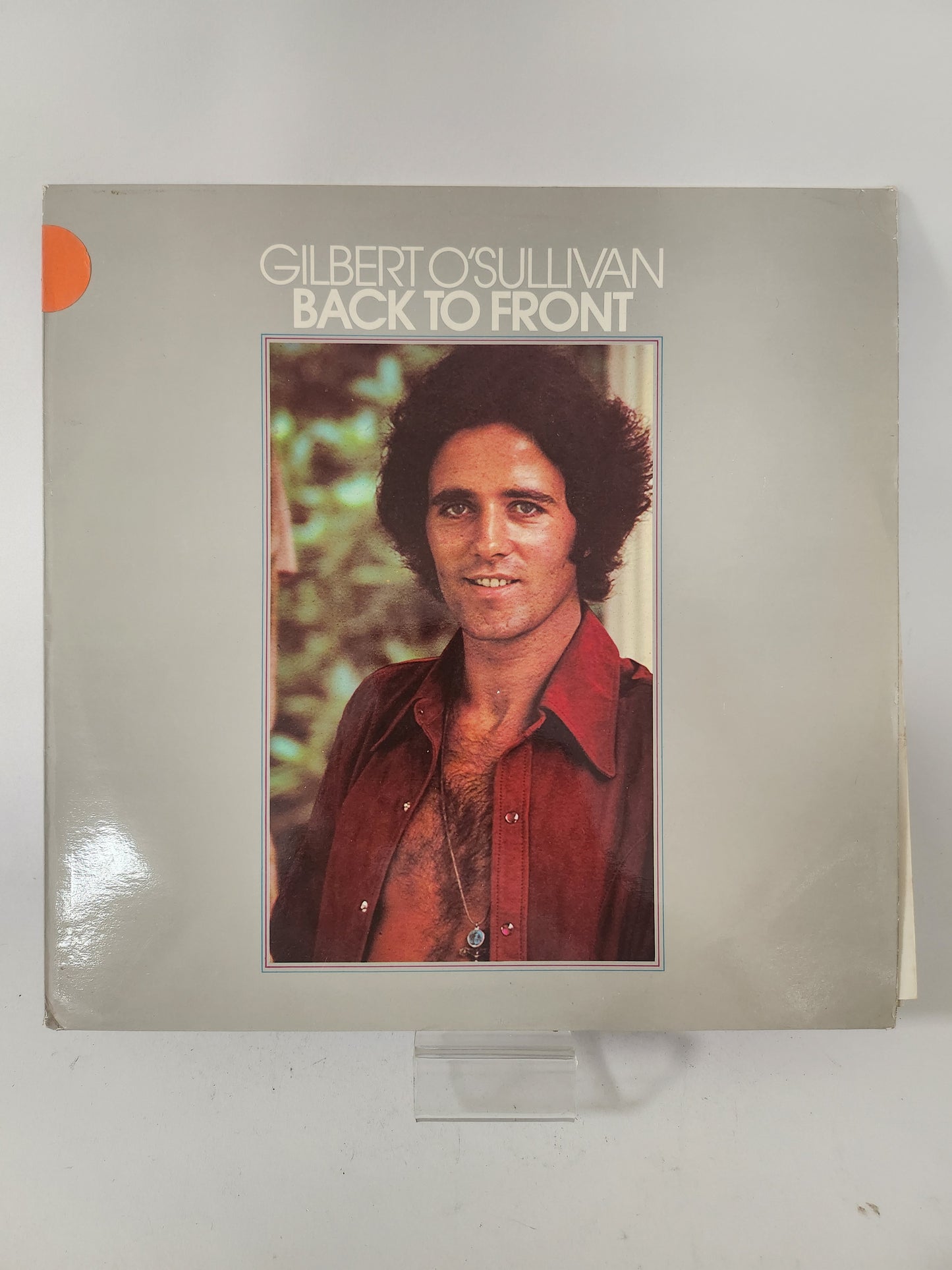 Back to Front: Gilbert O'Sullivan LP Vinyl