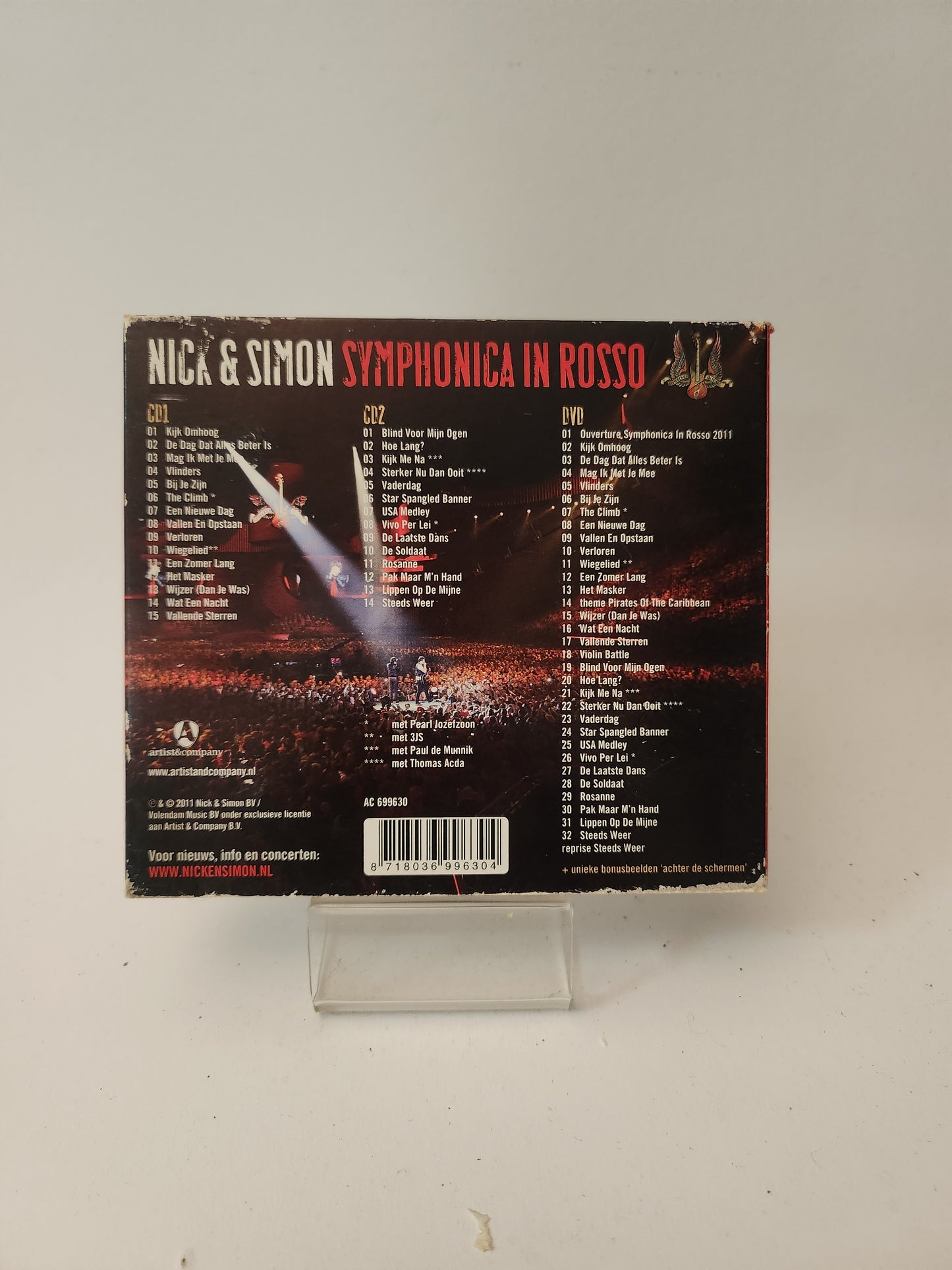 Nick & Simon: Symphonica in Rosso Dubbel CD