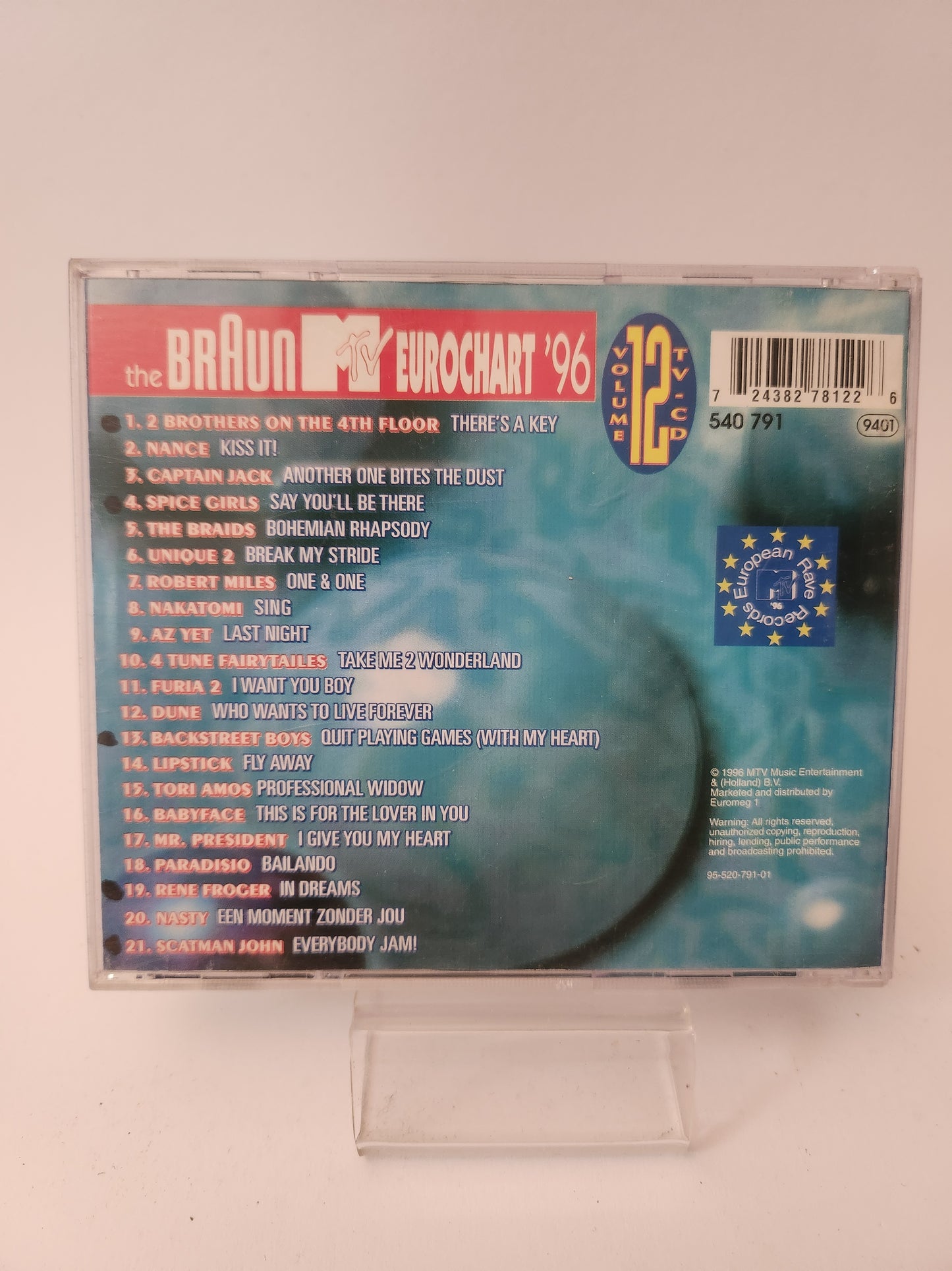 MTV Eurochart '96 Volume 12 CD