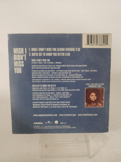 Angie Stone: Wish I Didn't Miss You CD Single