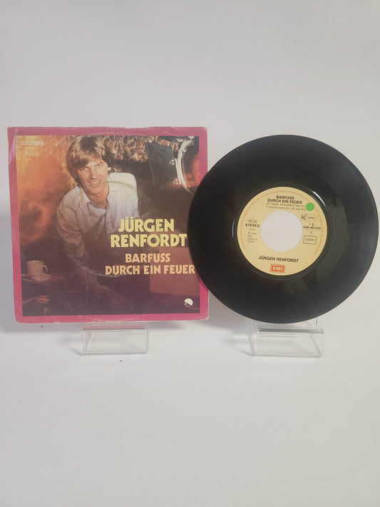 Jürgen Renfordt: Barfuss Durch ein Feuer Single Vinyl - Feniks Gameshop