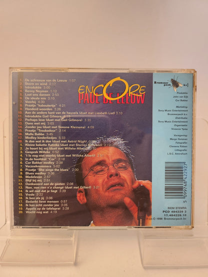 Paul de Leeuw: Encore CD