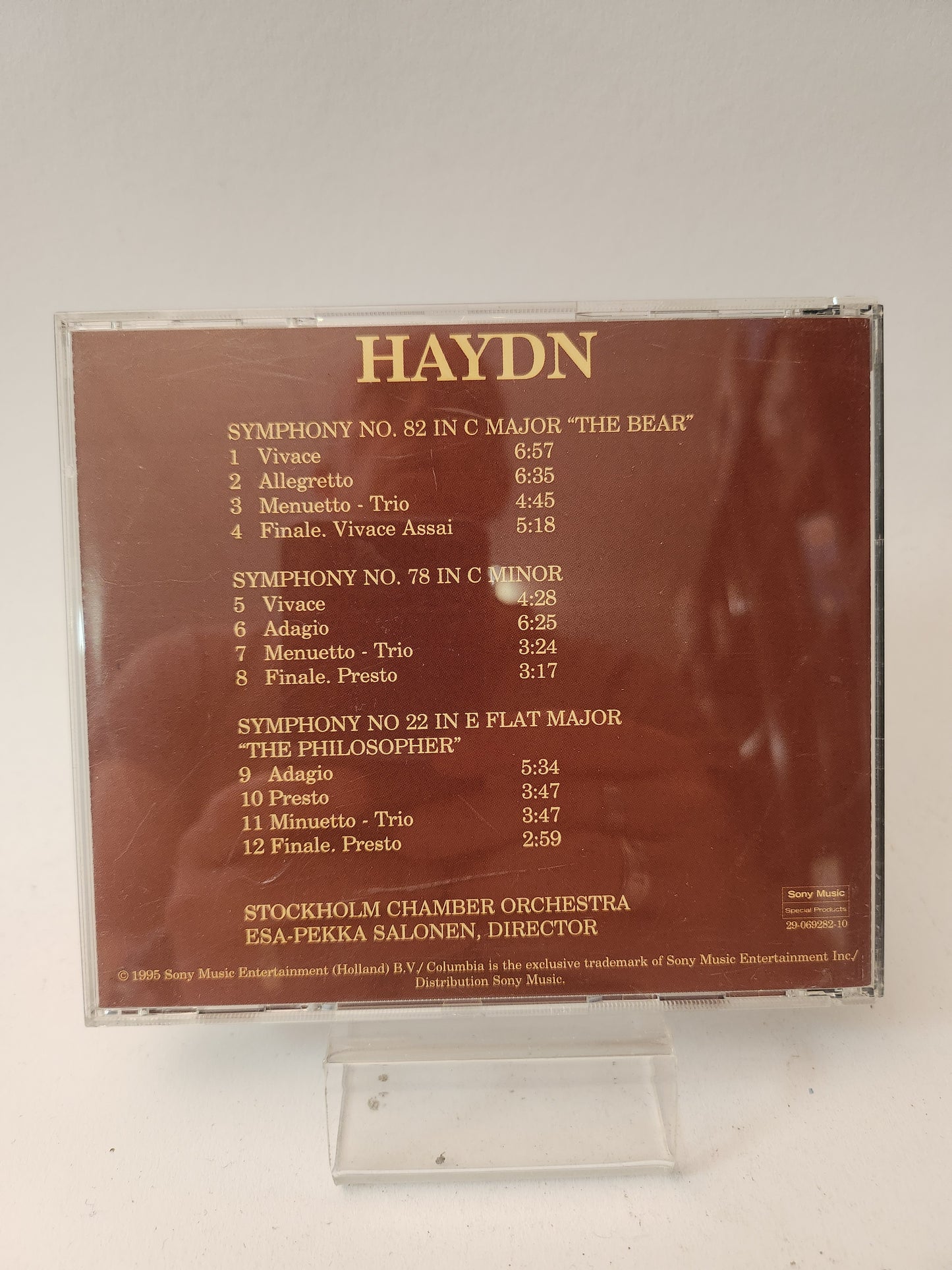 Haydn: Symphonies No 22, 78 & 82 CD