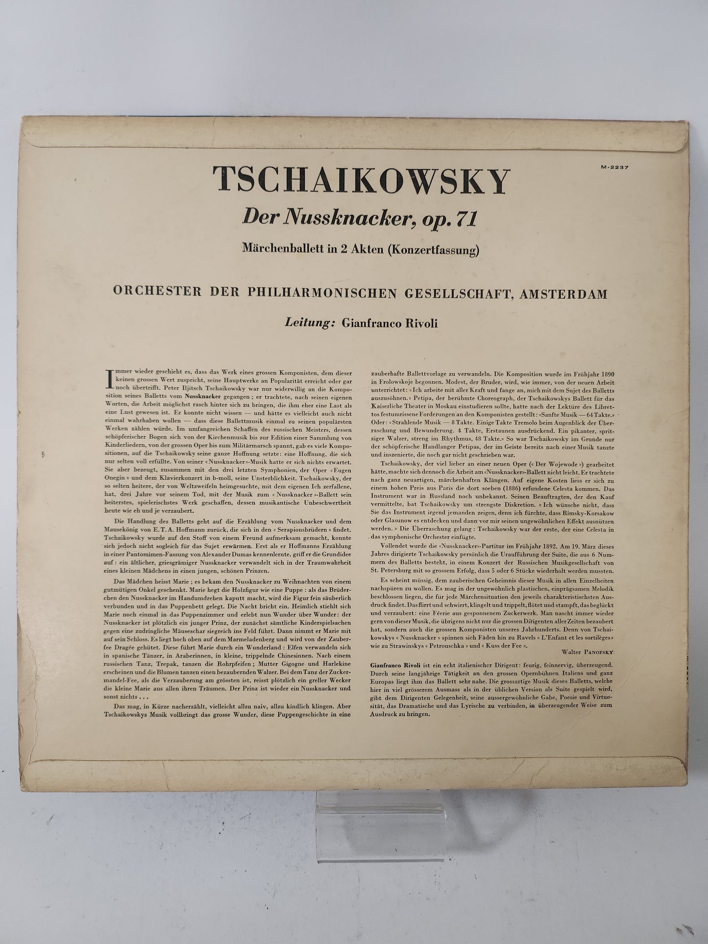 Nussknacker Ballett in 2 Akten LP Vinyl