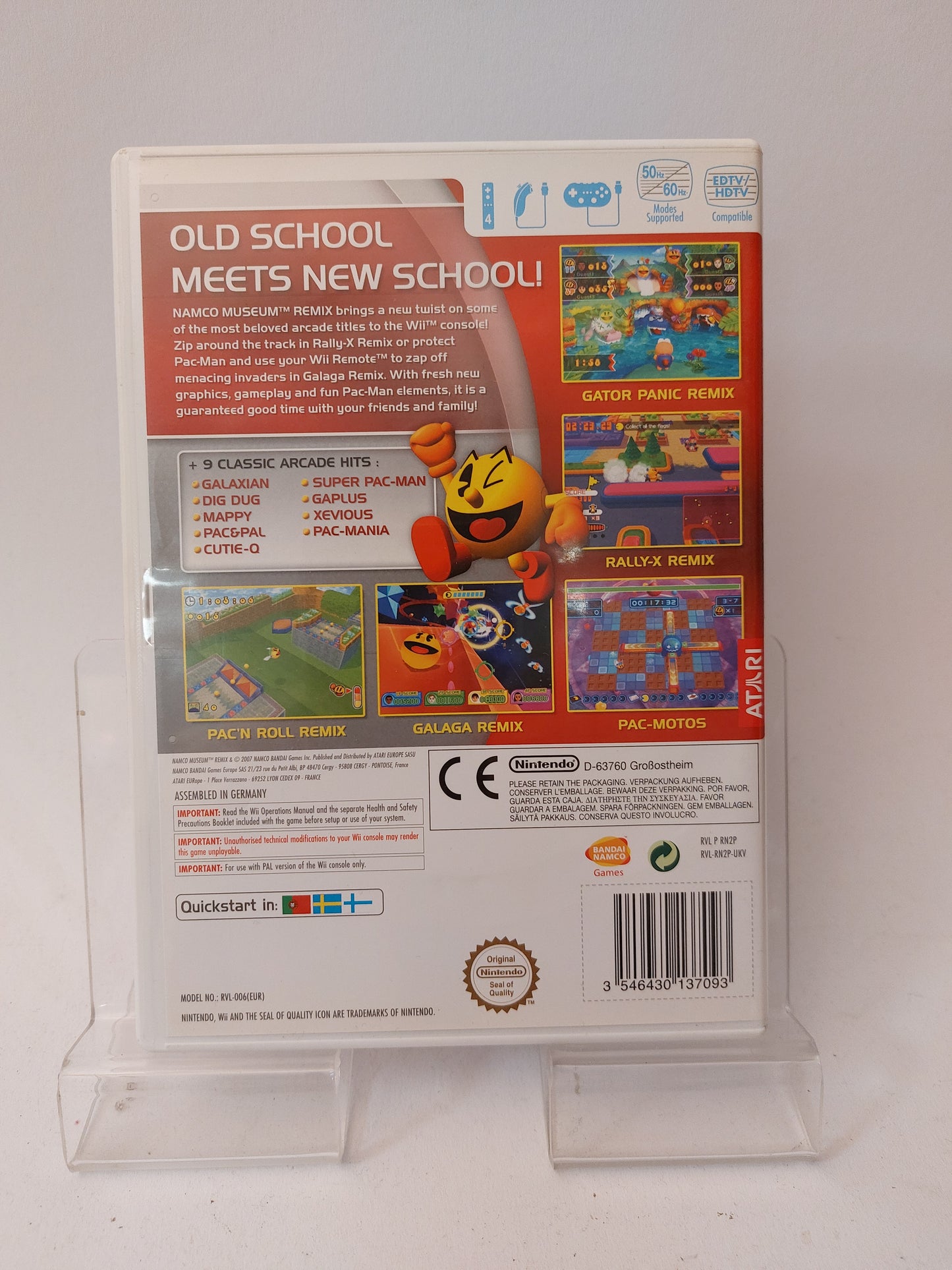 Namco Museum Remix Nintendo Wii