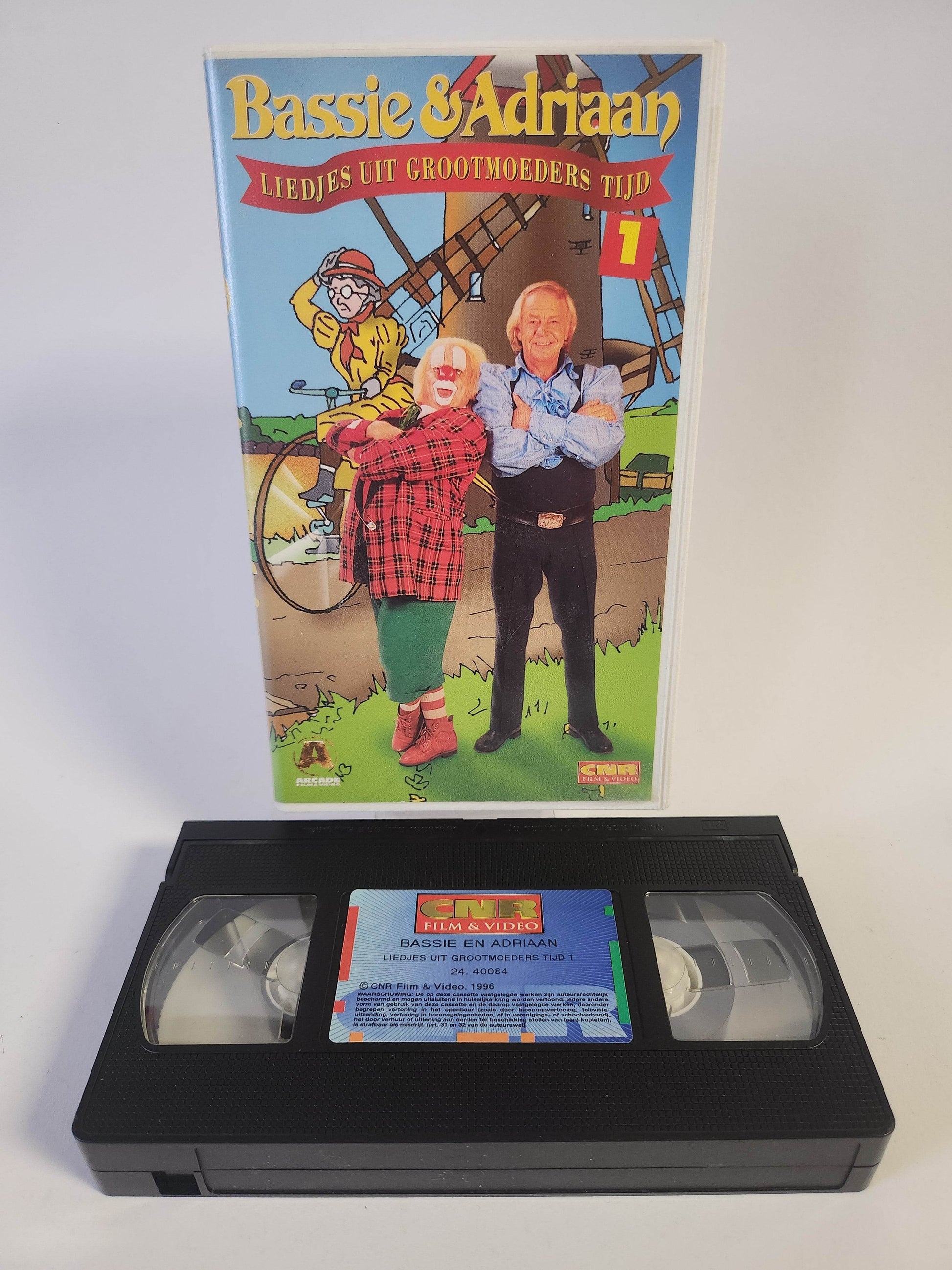Bassie & Adriaan Liedjes uit Grootmoeders Tijd 1 VHS - Feniks Gameshop