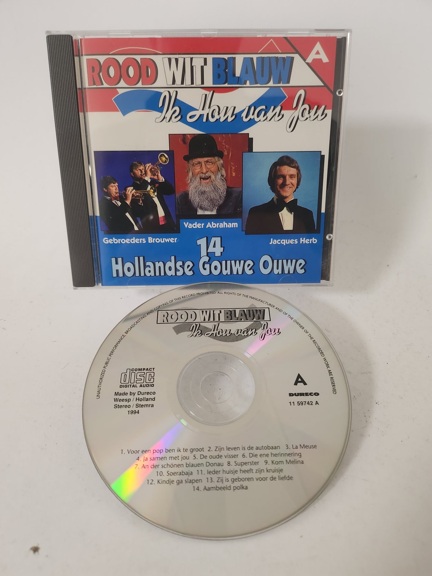 Rood Wit Blauw: Ik Hou van jou Deel A CD
