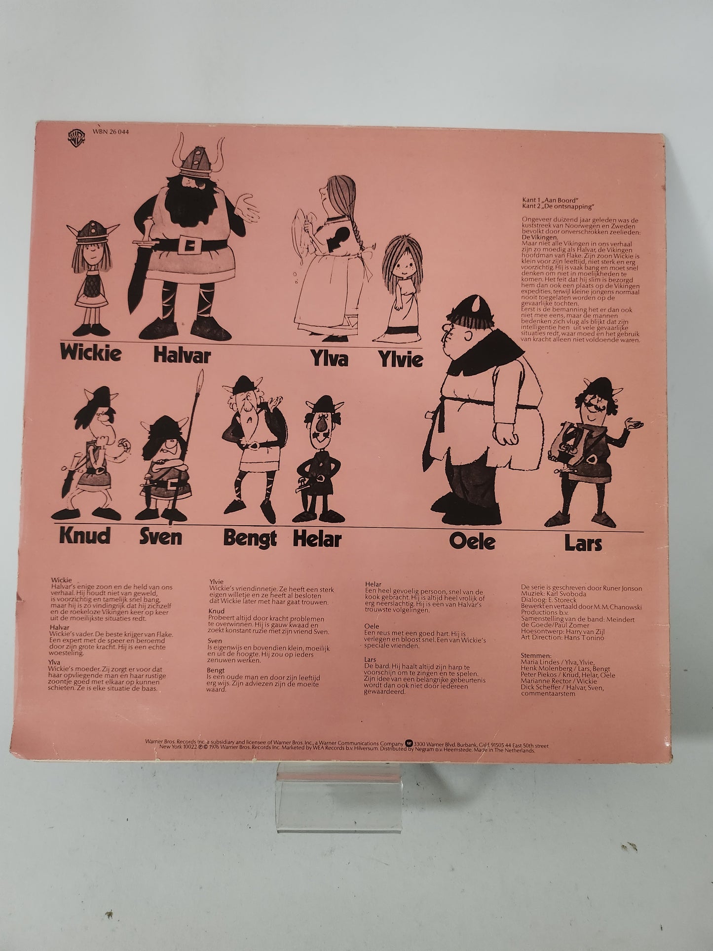 Aan Boord/ De Ontsnapping: Wickie de Viking LP Vinyl