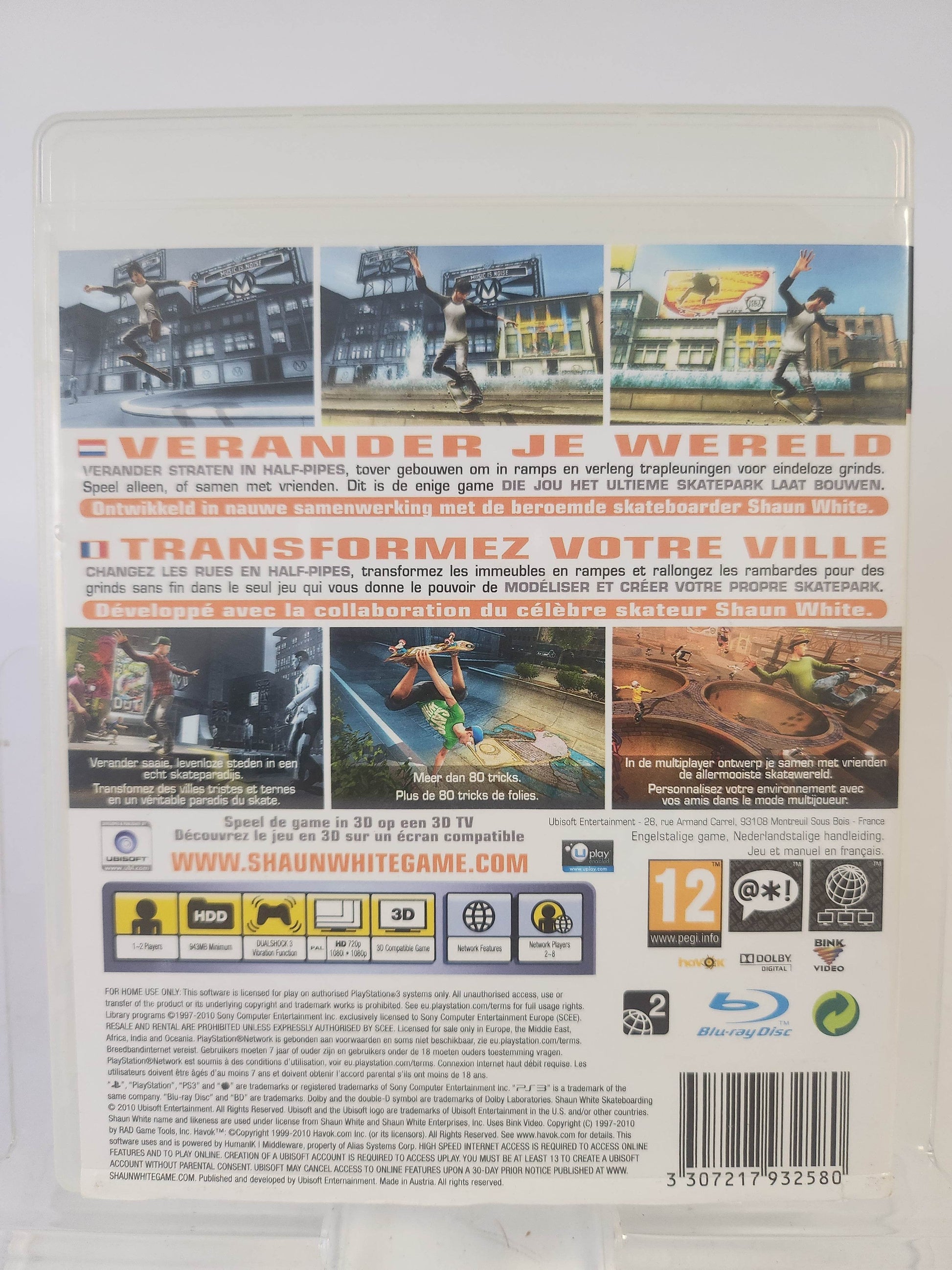 Shaun White Skateboarding Playstation 3 - Feniks Gameshop