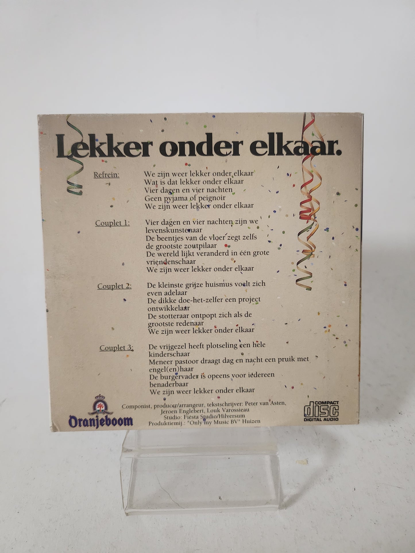 Glazenwassers: Lekker onder Elkaar CD Single