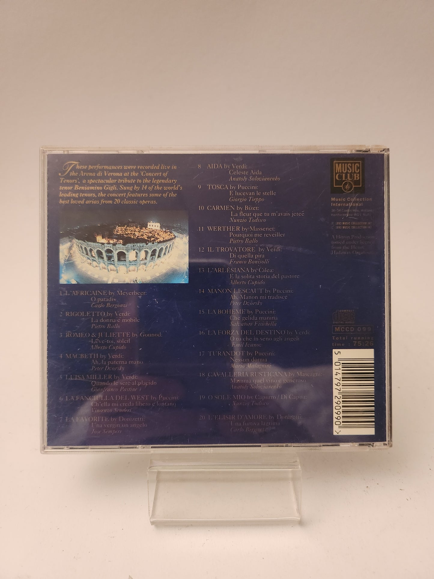 Opera's Greatest Arias CD
