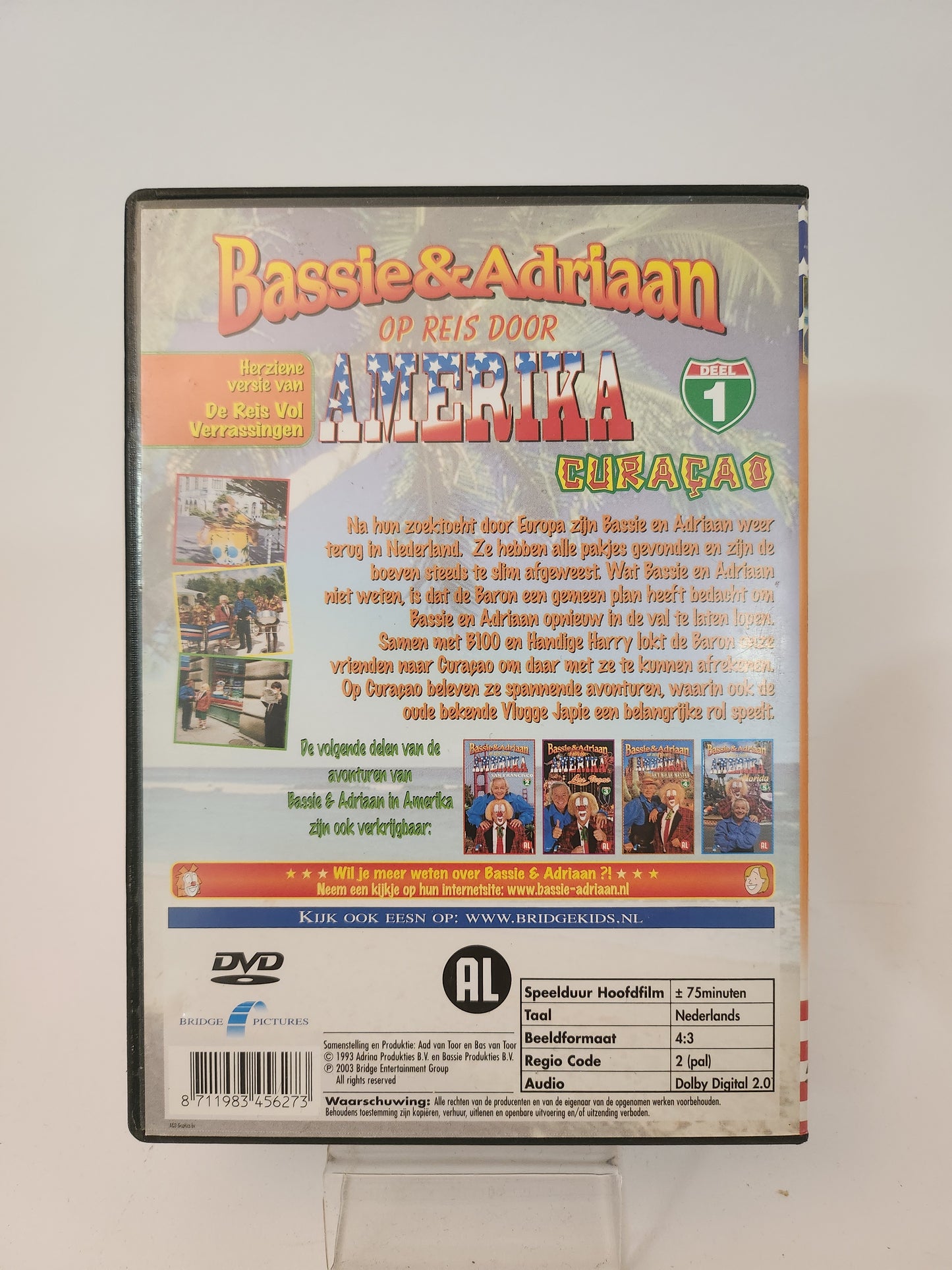 Bassie & Adriaan op Reis door Amerika Deel 1: Curaçao Dvd Kids