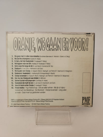Oranje, We Gaan Ervoor CD