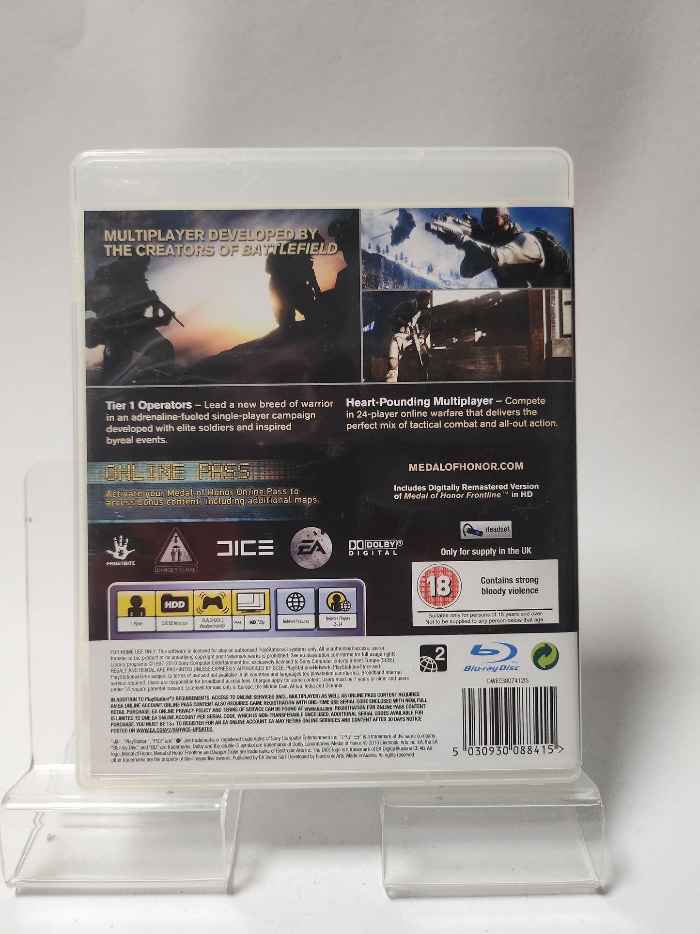 Medal of Honor Playstation 3