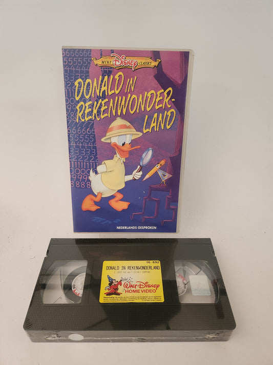 Donald in Rekenwonderland geseald VHS Kids