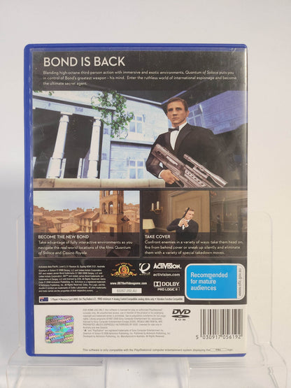 007 Quantum of Solace Austalian Cover Playstation 2 - Feniks Gameshop