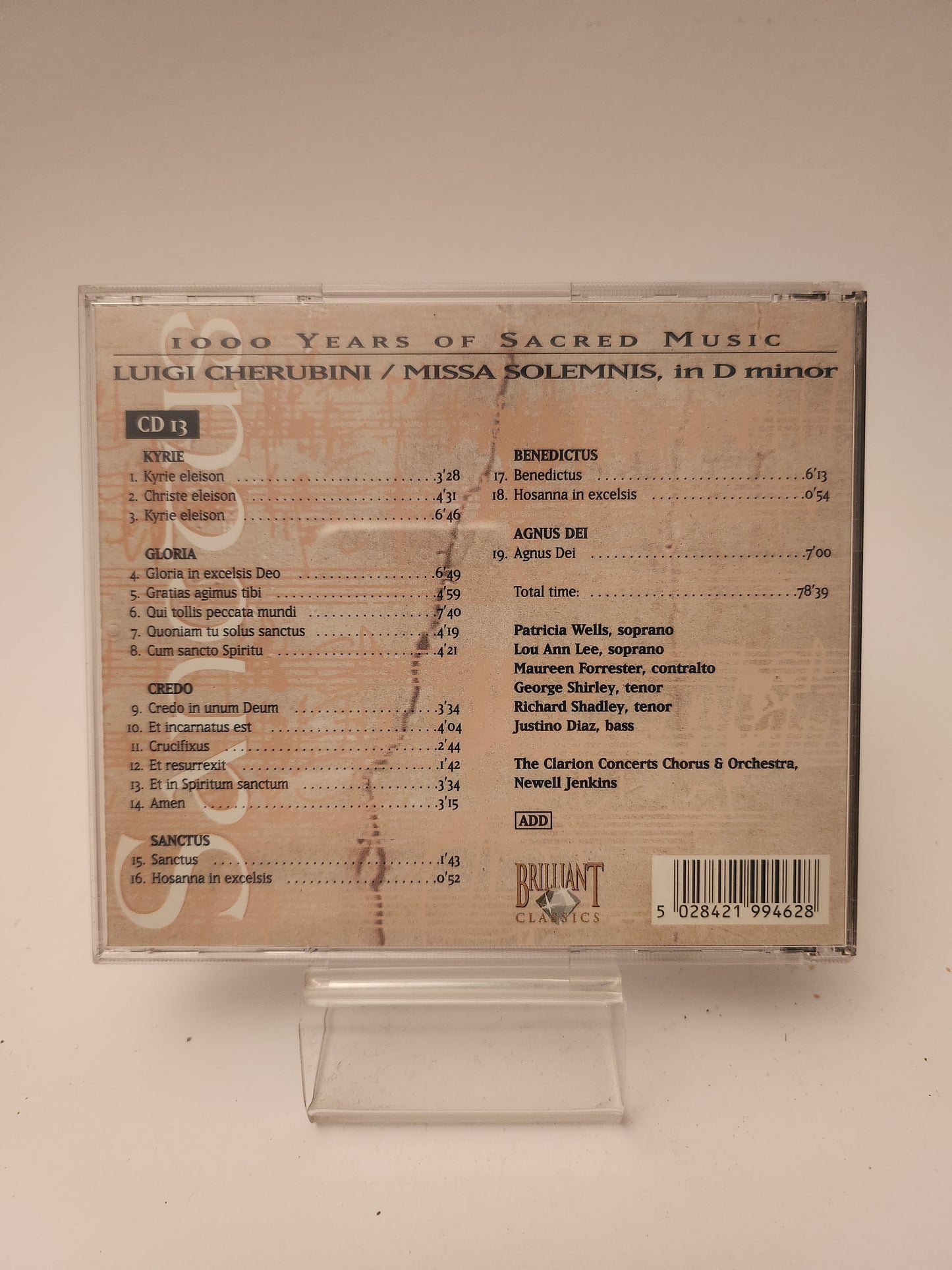 Sanctus: 1000 Years of Sacred Music CD