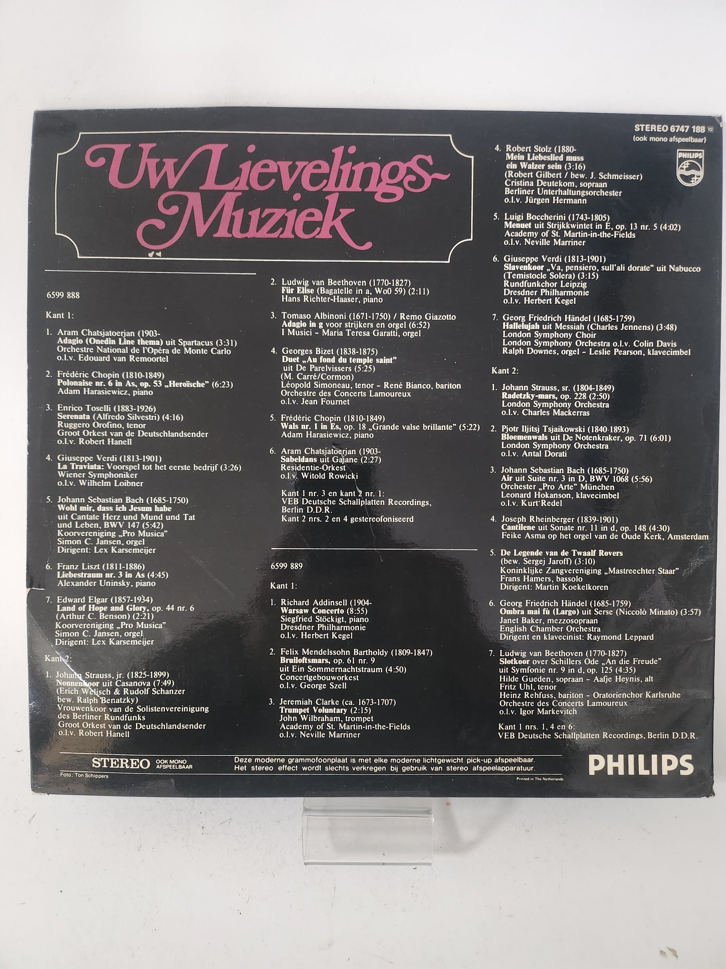 Uw Lievelingsmuziek LP Vinyl