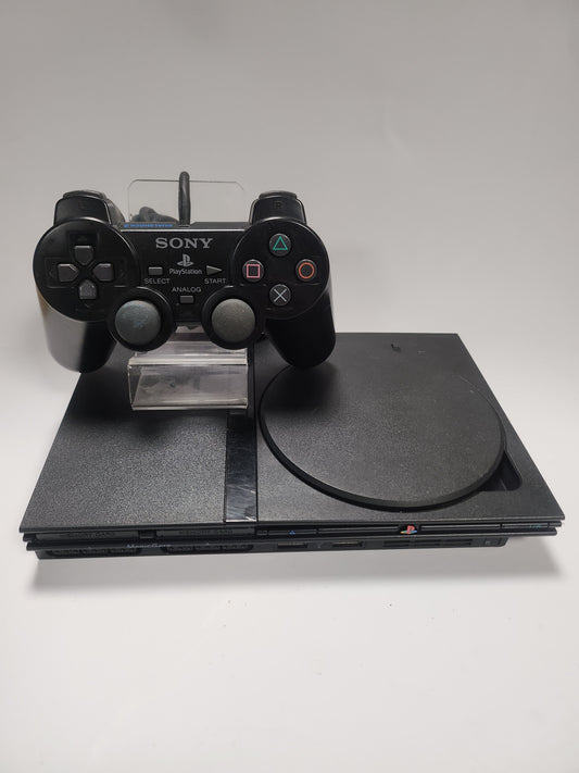 Zwarte Playstation 2 (SCPH-70004) + Orginele Controller