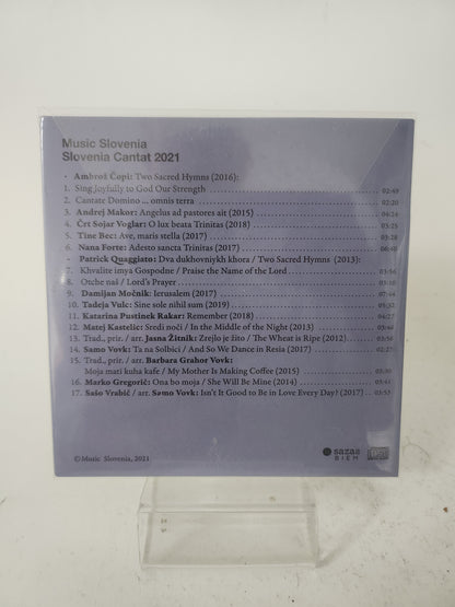 Slovenia Cantat 2021 geseald CD Single