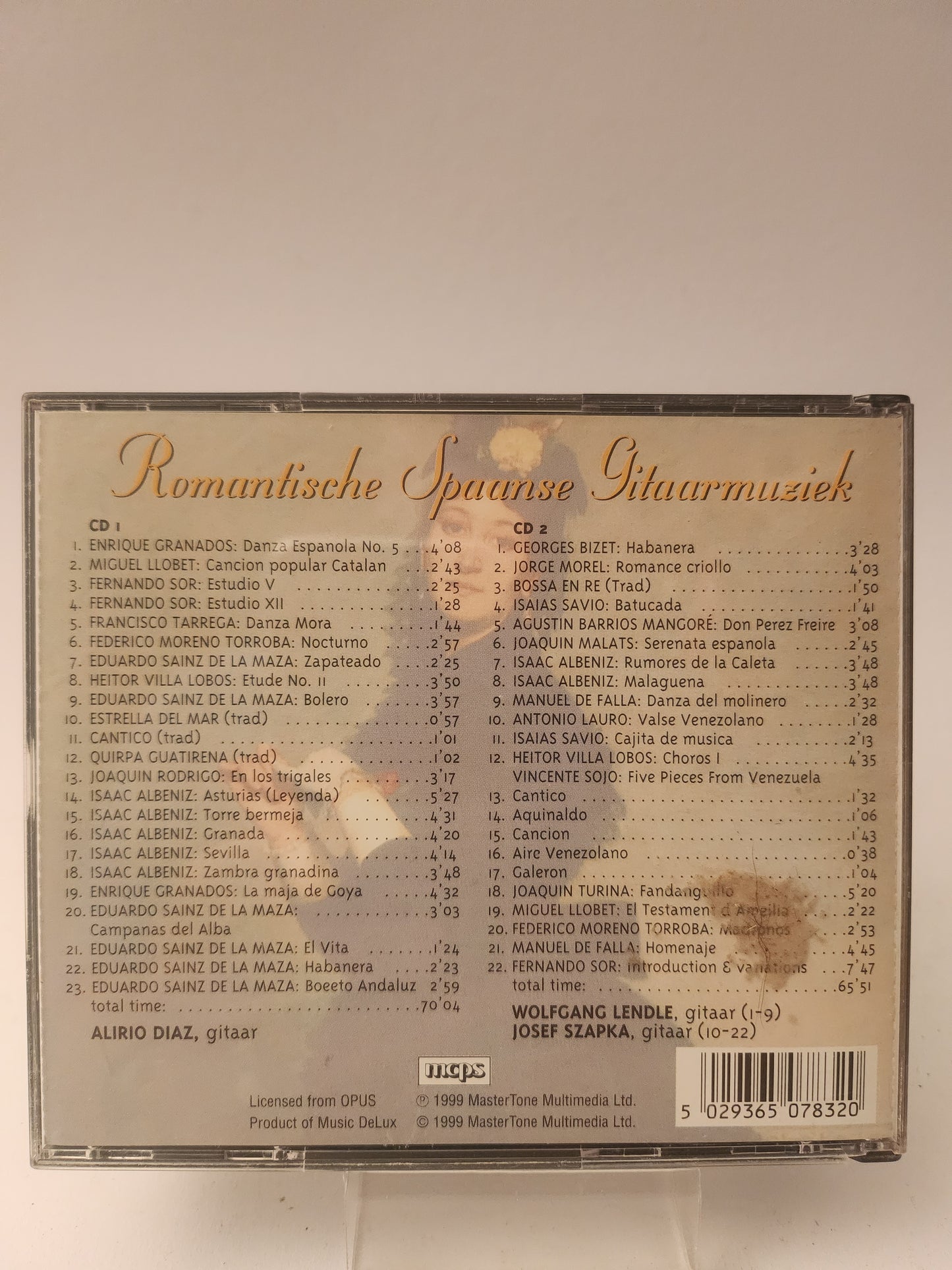 Romantische Spaanse Gitaarmuziek CD