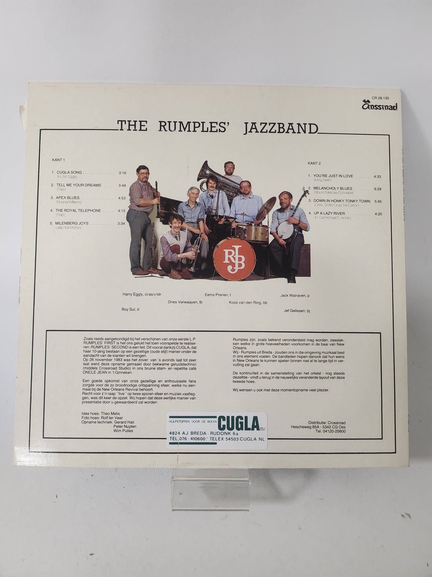 Rumples Second: the Rumples Jazzband LP Vinyl