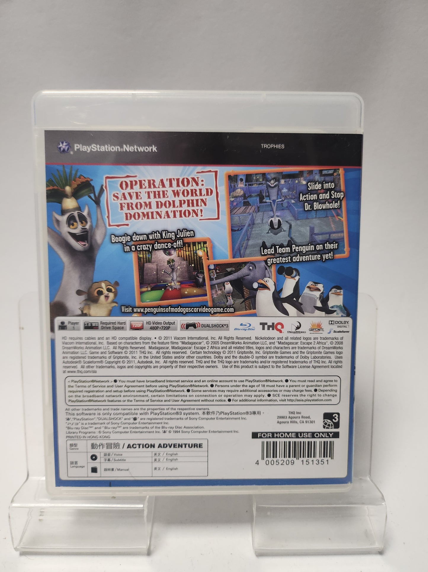 Pinguïns of Madagascar: Dr Blowhole Returns Again NTS-J Playstation 3