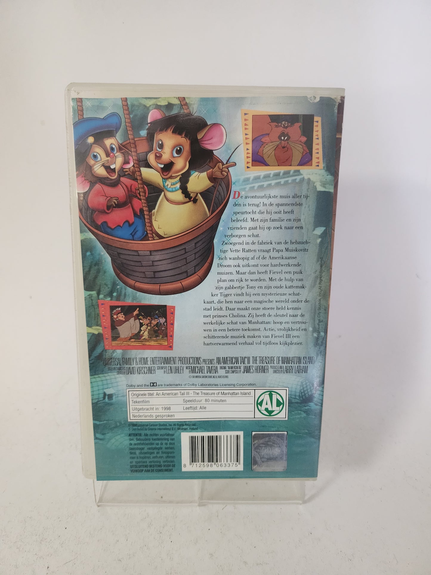 Fievel 3: de Schat van Manhattan VHS Kids