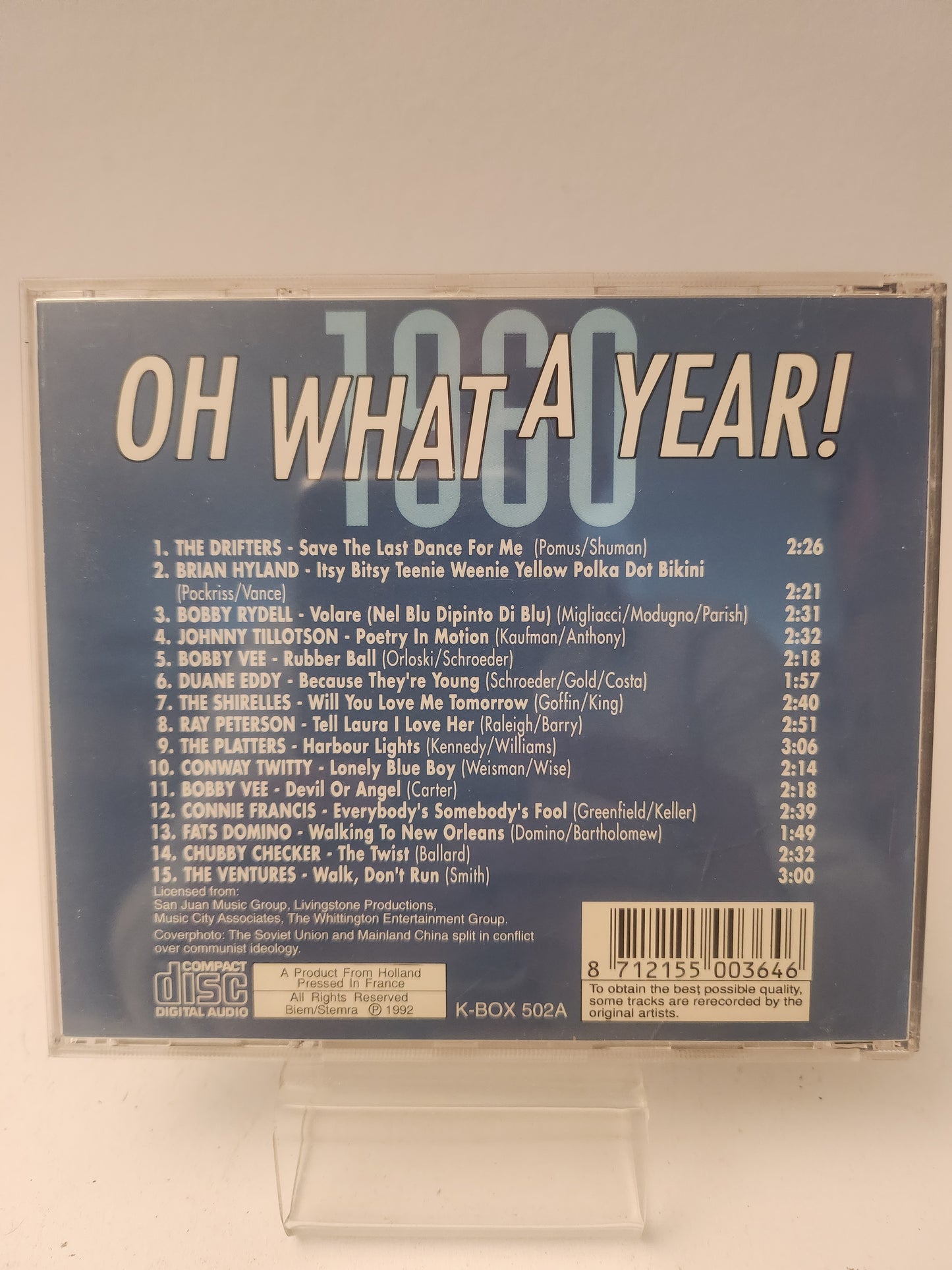 Oh What a Year 1960 CD