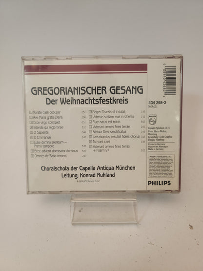 Gregorianischer Gesang: Der Weihnachtsfestkreis CD