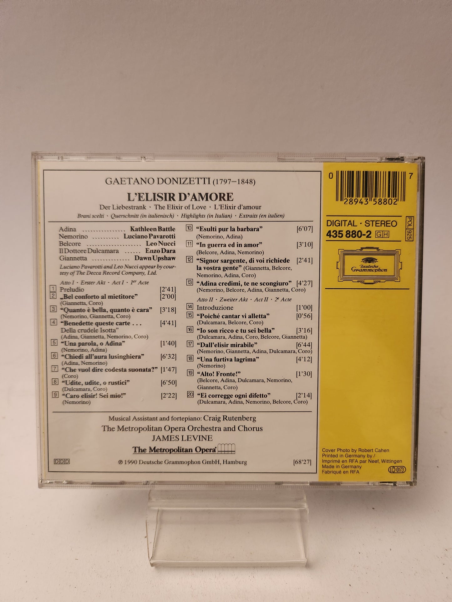 Gaetano Donizetti: L'elisir D'Amore CD