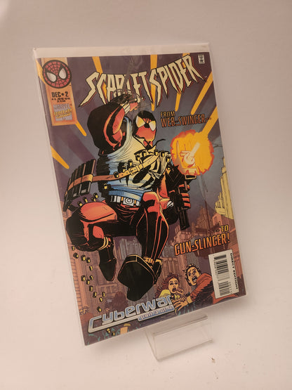 Scarlet Spider #2 Cyber War VF/NM (1995 Marvel Comics) geseald Marvel Comics