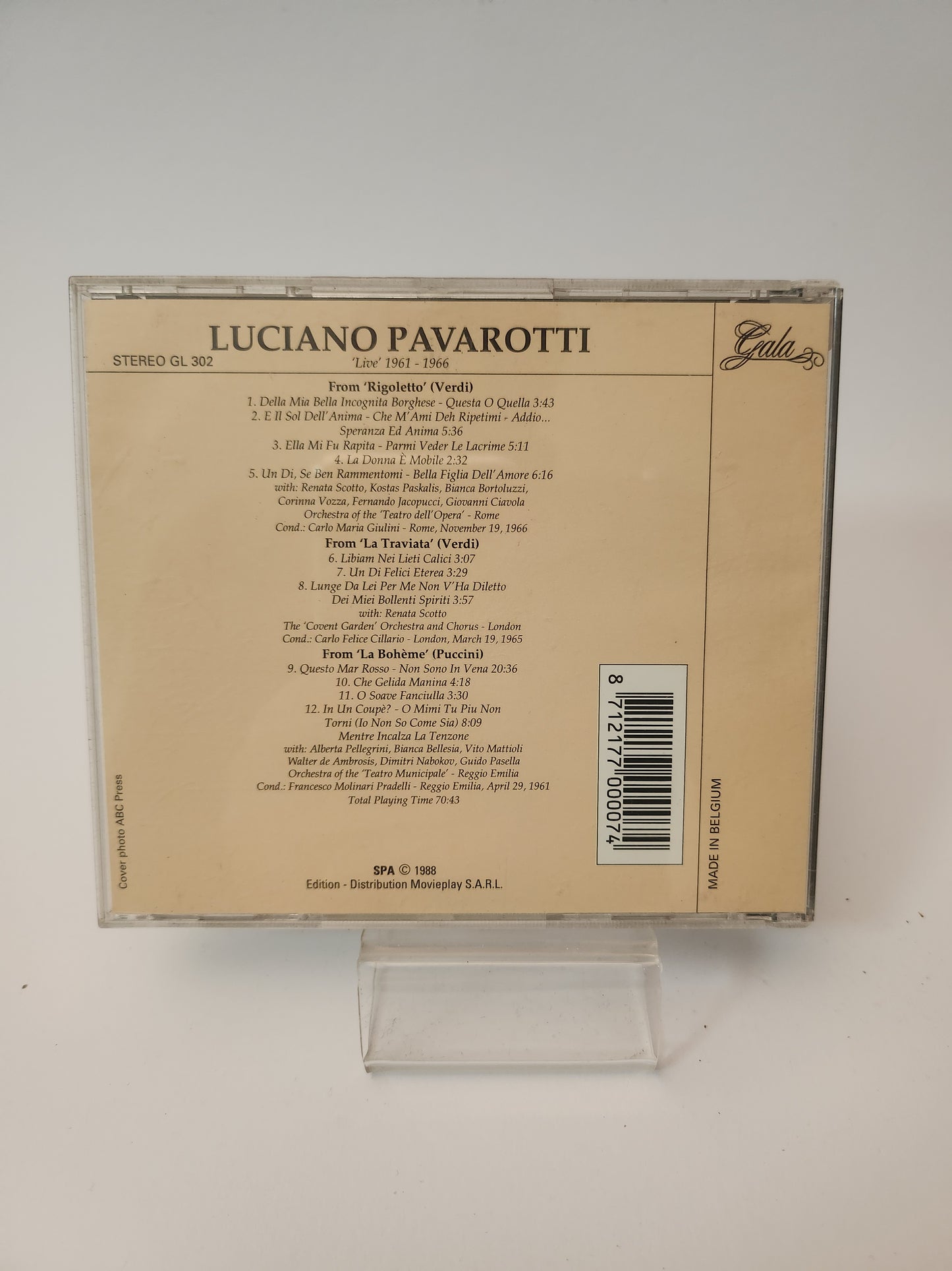 Luciano Pavarotti: Live 1961 - 1966 CD