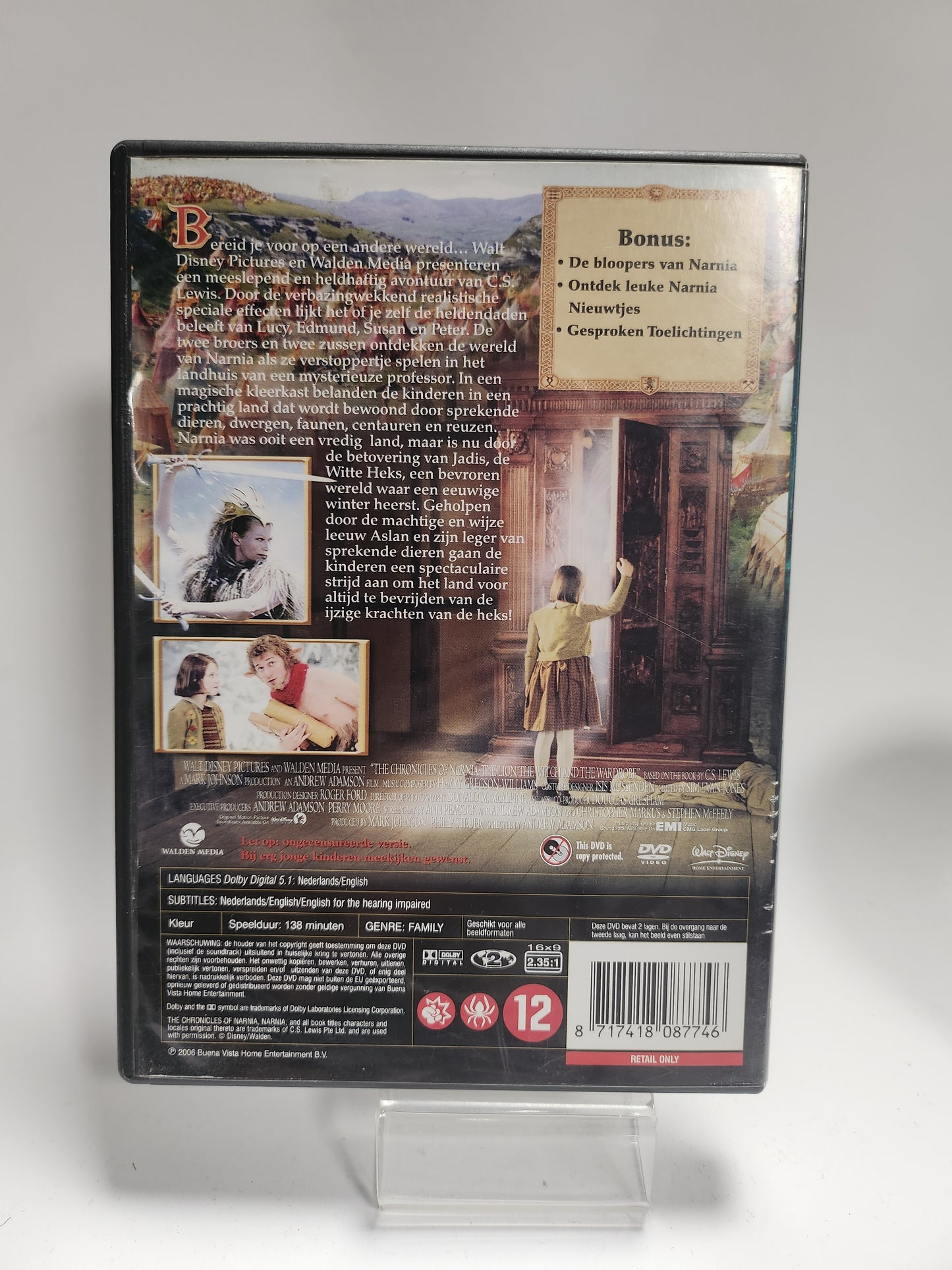 Narnia: de Leeuw, de Heks en de Kleerkast Dvd Kids
