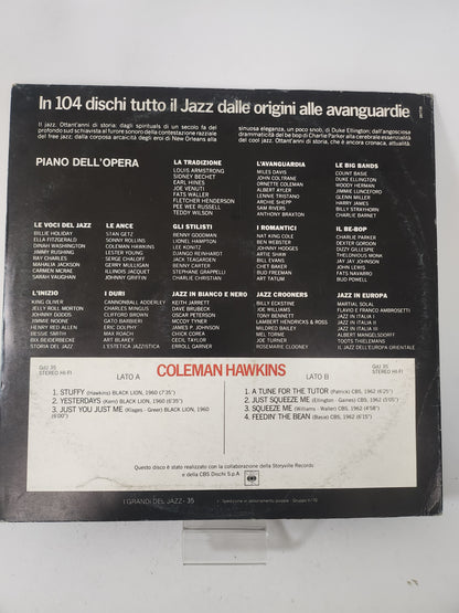 Coleman Hawkins: I Grandi del Jazz LP Vinyl