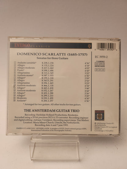 Domenico Scarlatti: Amsterdam Guitar Trio CD