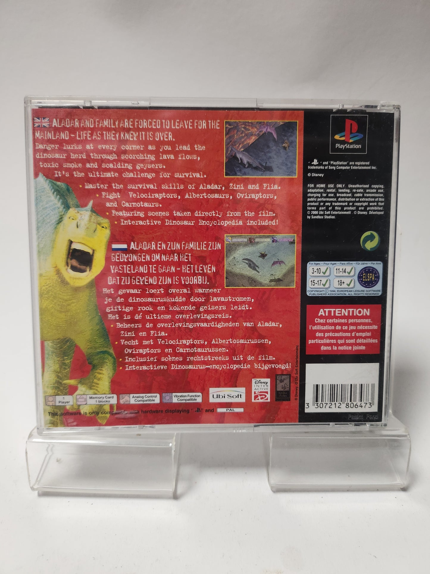 Disney's Dinosaur Playstation 1