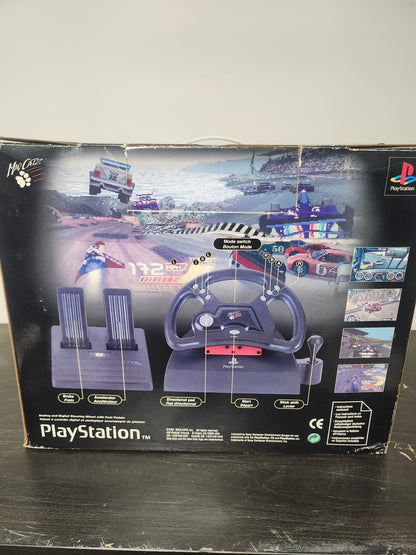 Mad Catz SLEH-0005 Steering Wheel met Pedalen Playstation 1
