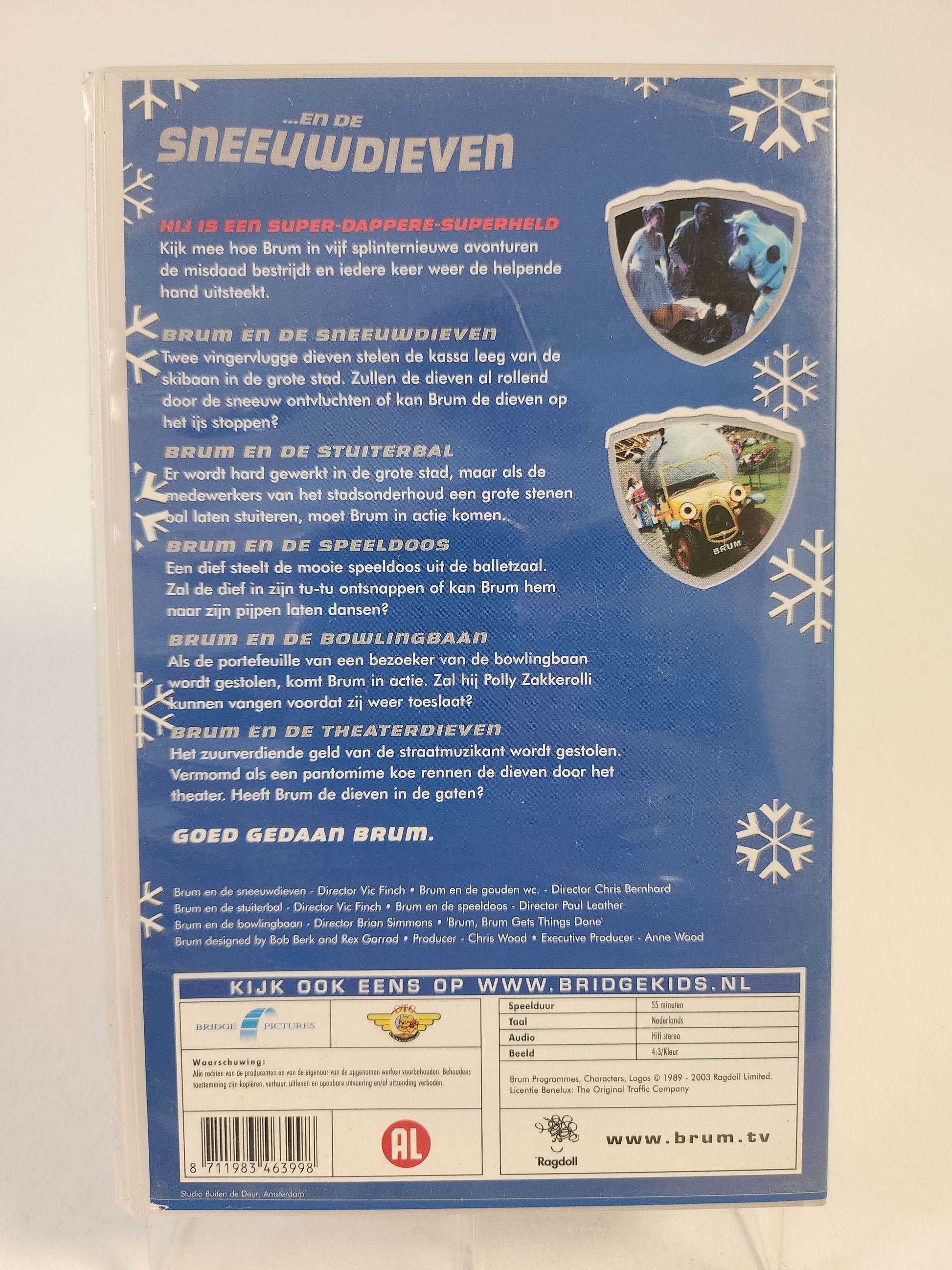 Brum en de Sneeuwdieven Deel 3 VHS Kids - Feniks Gameshop