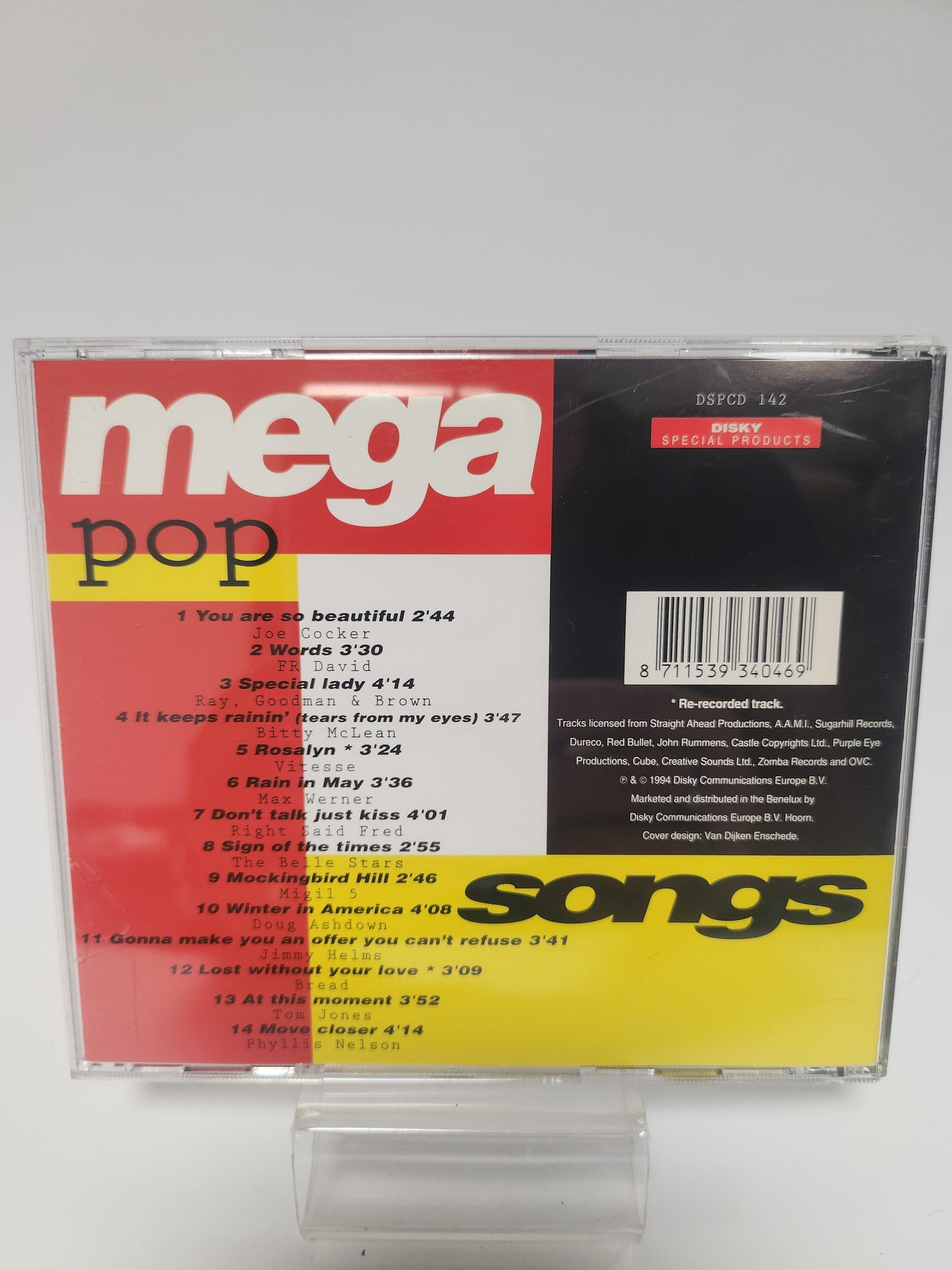 Mega Pop Songs CD