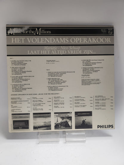 Volendams Operakoor: Laat het Altijd Vrede Zijn LP Vinyl