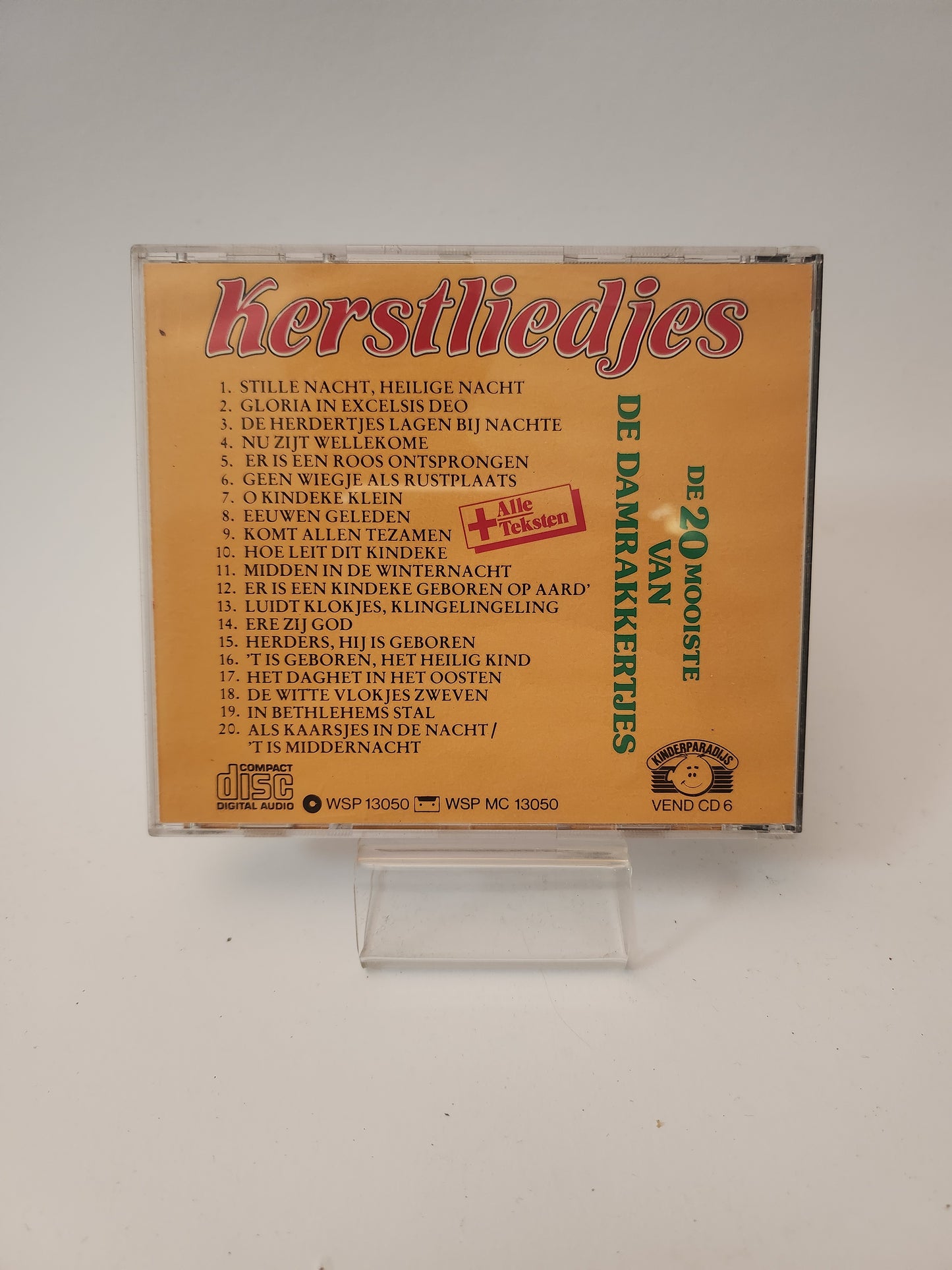 Kerstliedjes: de 20 Mooiste van de Damrakkertjes CD