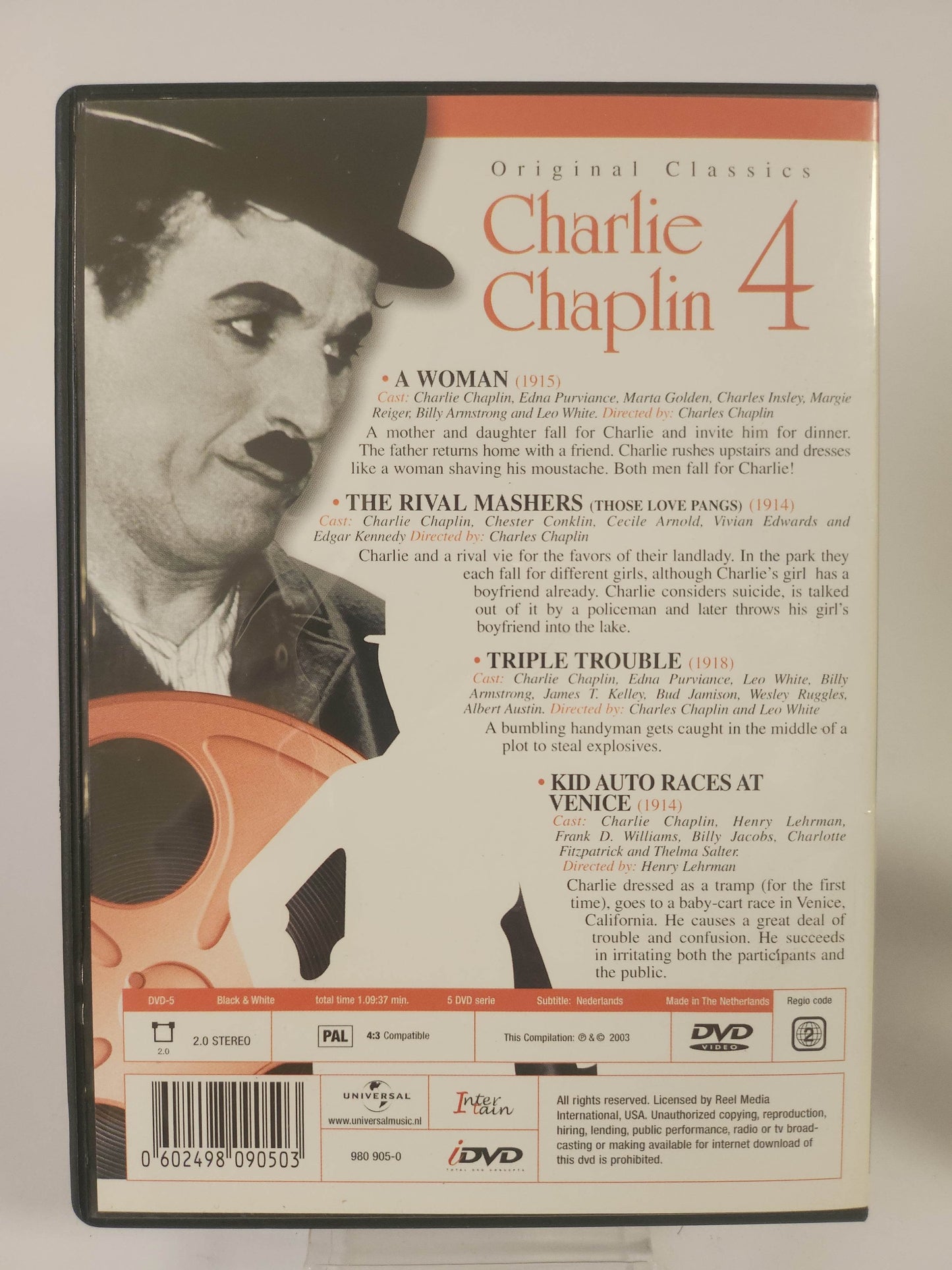 Charlie Chaplin 4 DVD - Feniks Gameshop