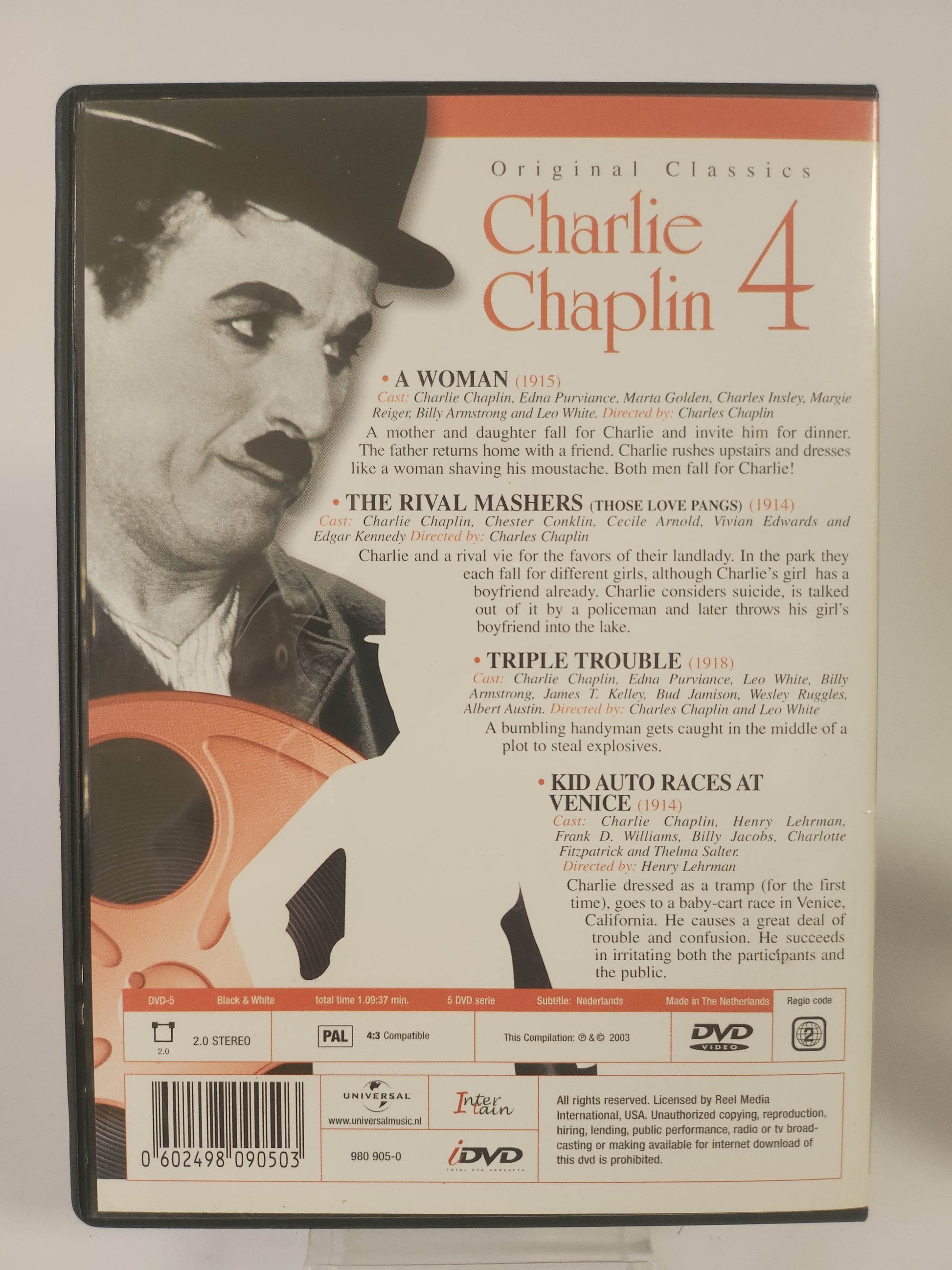 Charlie Chaplin 4 DVD - Feniks Gameshop