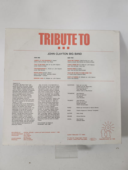 Tribute to John Clayton Big Band LP Vinyl