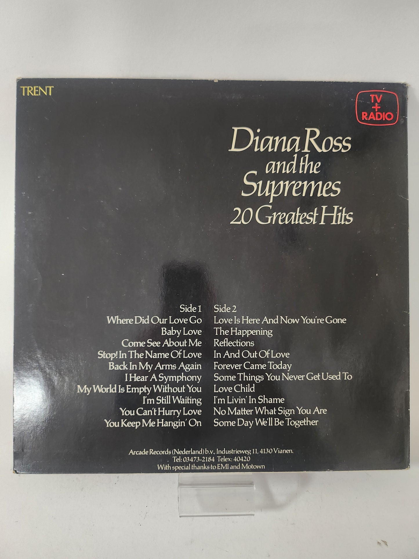 20 Greatest Hits: Diana Ross and the Supremes LP Vinyl