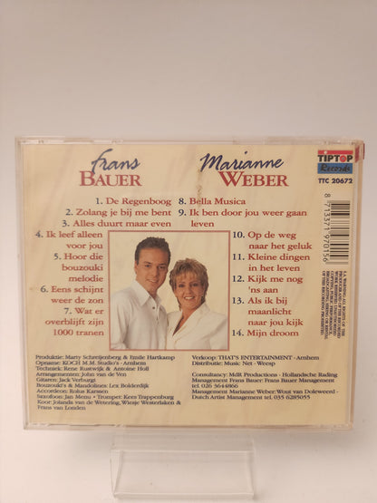 Frans Bauer & Marianne Weber gesigneerde CD